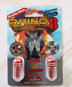 Rhino 8 supreme 8800 cương dương mạnh mẽ
