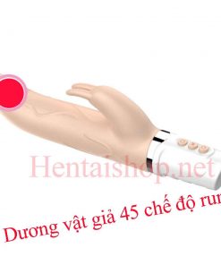 Dương vật giả cầm tay vibrator 45 chế độ rung ngoáy